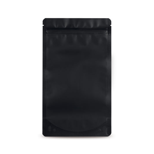 Pungă doypack negru mat — Imagine a variantei de culoare pentru diferite aspecte de brand