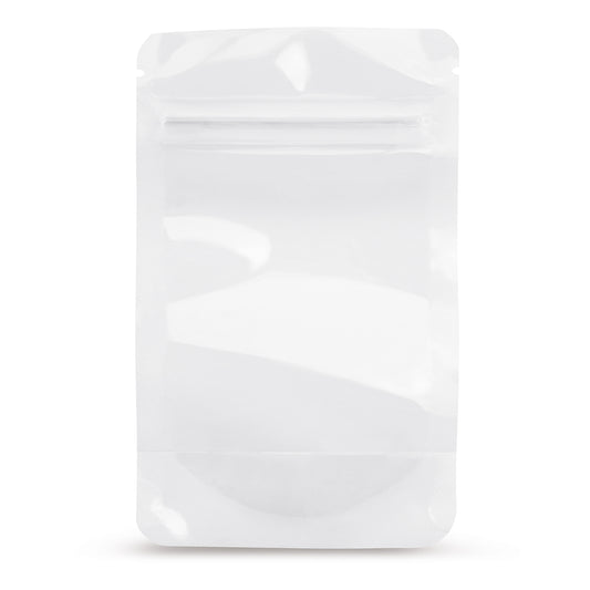 Pungi doypack transparente OPP — Vedere detaliată a materialului OPP și a grosimii foliei