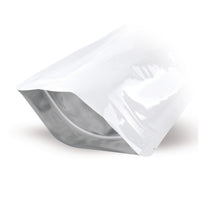 Pungă doypack albă cu valvă aromatică — Imagine de detaliu a produsului (imaginea 4), cu accent pe material și prelucrare