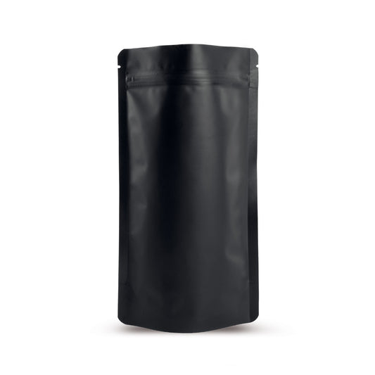 Pungă doypack negru mat — Imagine principală de la importatorul de ambalaje Elke Plastic