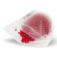 Pungă doypack transparentă, monomaterial — Imagine de detaliu a produsului (imaginea 4), cu accent pe material și prelucrare