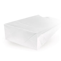 Sacoșă din hârtie albă — Imagine a variantei de culoare pentru diferite aspecte de brand