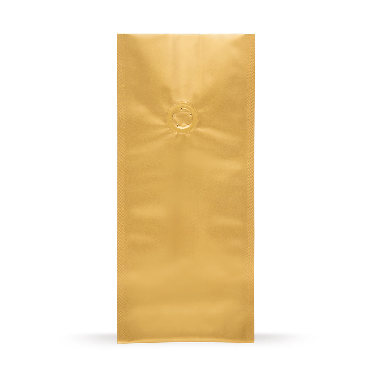 Pungi de cafea aurii — Vedere principală de la importatorul de ambalaje Elke Plastic