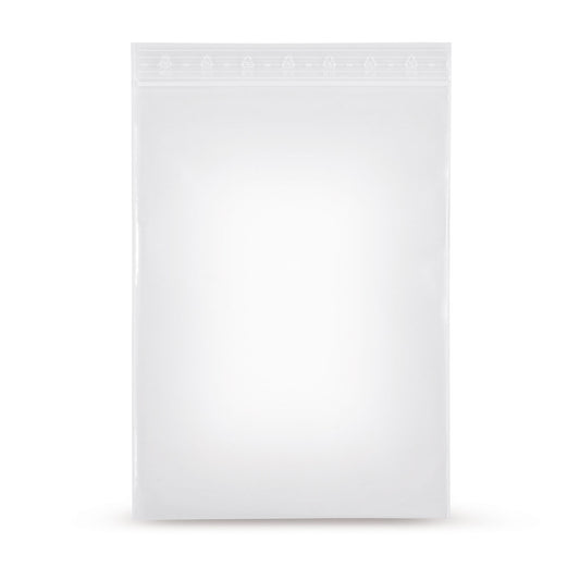 Pungi cu fermoar LDPE fără bandă de scriere 50 µm — Vedere principală de la importatorul de ambalaje Elke Plastic