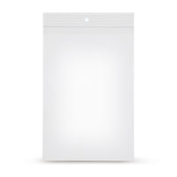 Pungi cu fermoar PP cu gaură rotundă 50 µm — Vedere principală de la importatorul de ambalaje Elke Plastic