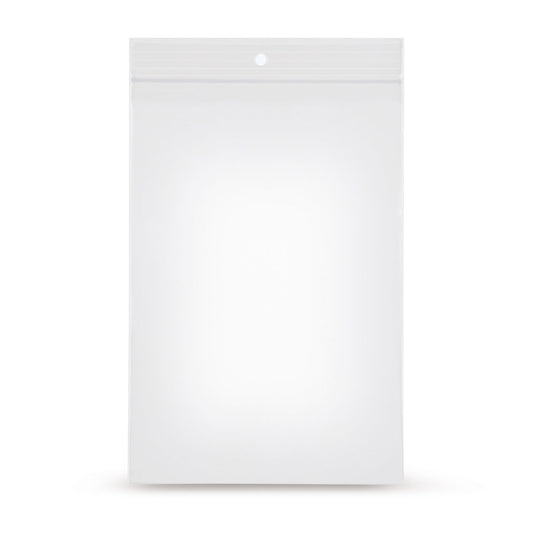 Pungi cu fermoar PP cu gaură rotundă 50 µm — Vedere principală de la importatorul de ambalaje Elke Plastic