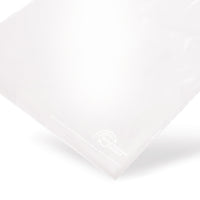 Pungi cu fermoar rLDPE cu conținut reciclat, fără bandă de scriere 90 µm — Vedere detaliată într-o aplicație tipică de amba...