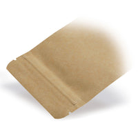 Pungi doypack din hârtie Kraft — Comparație de dimensiuni a variantelor de format disponibile în gama de produse