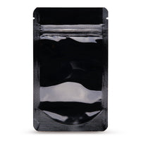 Pungi doypack negre — Vedere principală de la importatorul de ambalaje Elke Plastic