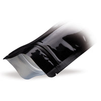 Pungi doypack negre — Comparație de dimensiuni a variantelor de format disponibile în gama de produse
