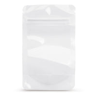 Pungi doypack transparente OPP — Vedere detaliată a materialului OPP și a grosimii foliei