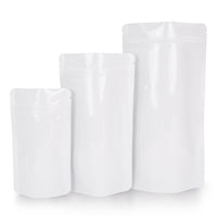 Pungi doypack albe — Prezentare generală a variantelor cu diferite opțiuni de material și culoare